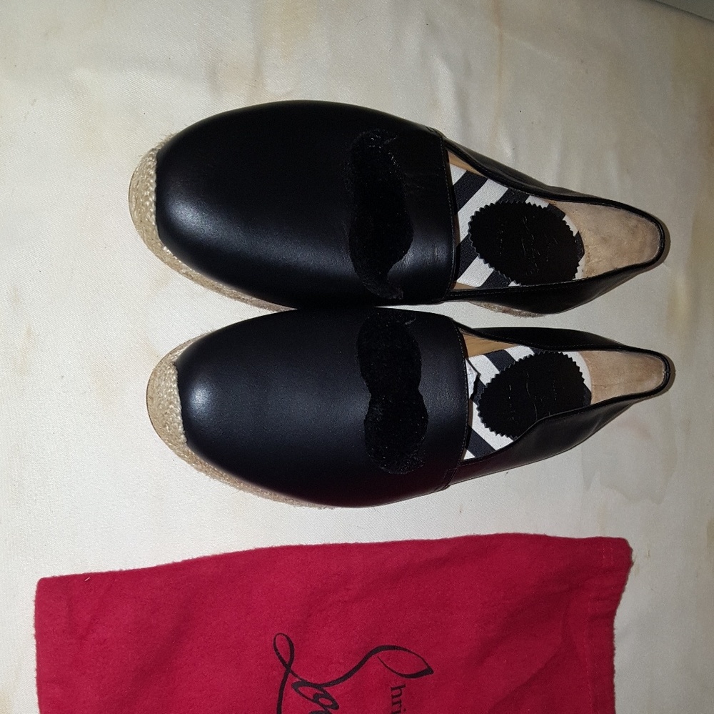 Christian Louboutin Espoil Calf Flats Black